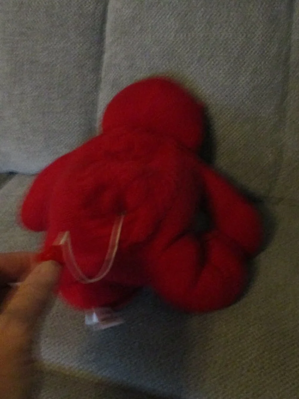 Vintage 2005 Lullaby Red Cable knit Bear Baby Gap Musical RARE  Video